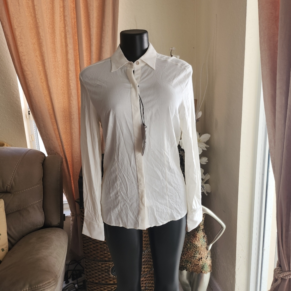 Arturo Calle Woman button-down shirt size L NEW